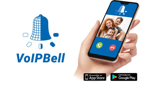 Línea de porteros ip compact con voipbell app